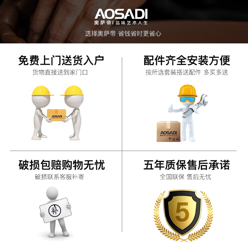 奧薩帝方形臺下盆單盆空盆不含配件6012.6016.6018.6020.60226024-細節圖5