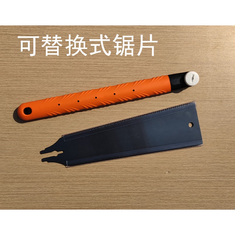 正品企鴻日式雙刃面手鋸木工鋸子手工鋸順橫切鋸開板鋸三倍鋸日本-細節圖10