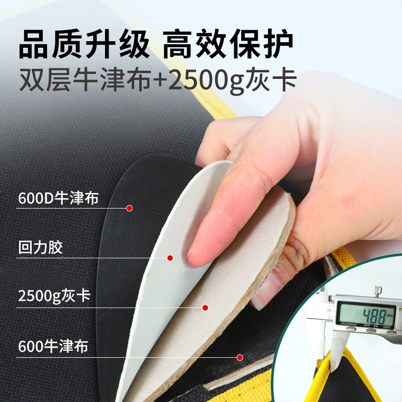 手提工具包電工專用多功能維修安裝帆布包加厚耐磨小型收納包硬板-細節圖3