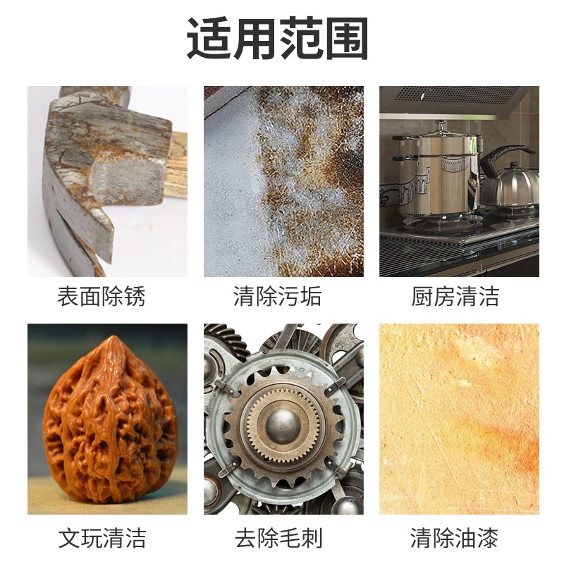 鋼絲刷清潔刷廚房燒烤爐去污除銹鐵刷子長柄工業不銹鋼銅絲刀刷子-細節圖2