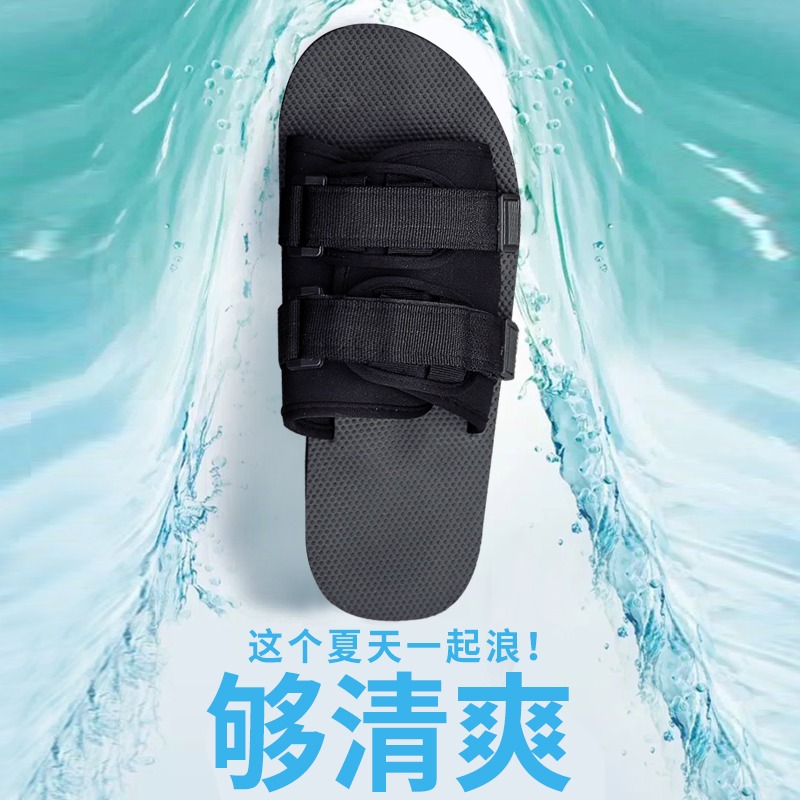 網紅涼拖鞋男潮流韓版外穿情侶室外個性男士沙灘ins新款涼鞋-細節圖4