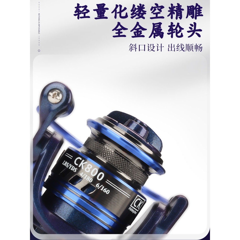 微物紡車輪淺線杯漁輪全金屬路亞遠投魚線輪馬口專用輪斜口磯釣輪-細節圖3
