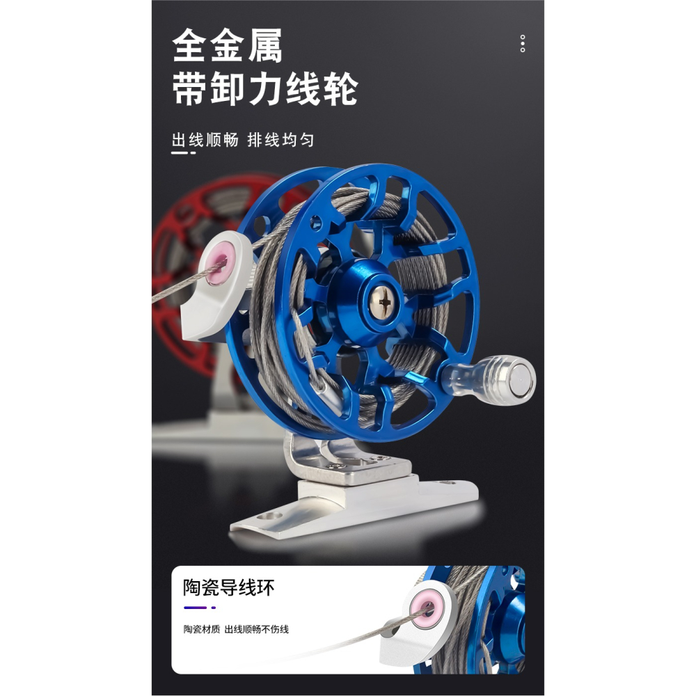 活魚扣魚鎖路亞鎖魚器不銹鋼拴魚繩多功能串穿魚器釣魚用具垂釣-細節圖8