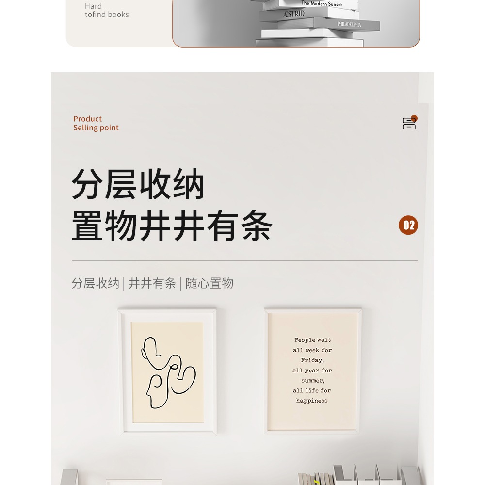 桌面置物架鐵藝桌上書架書桌收納小架子學生宿舍化妝品整理架辦公-細節圖9