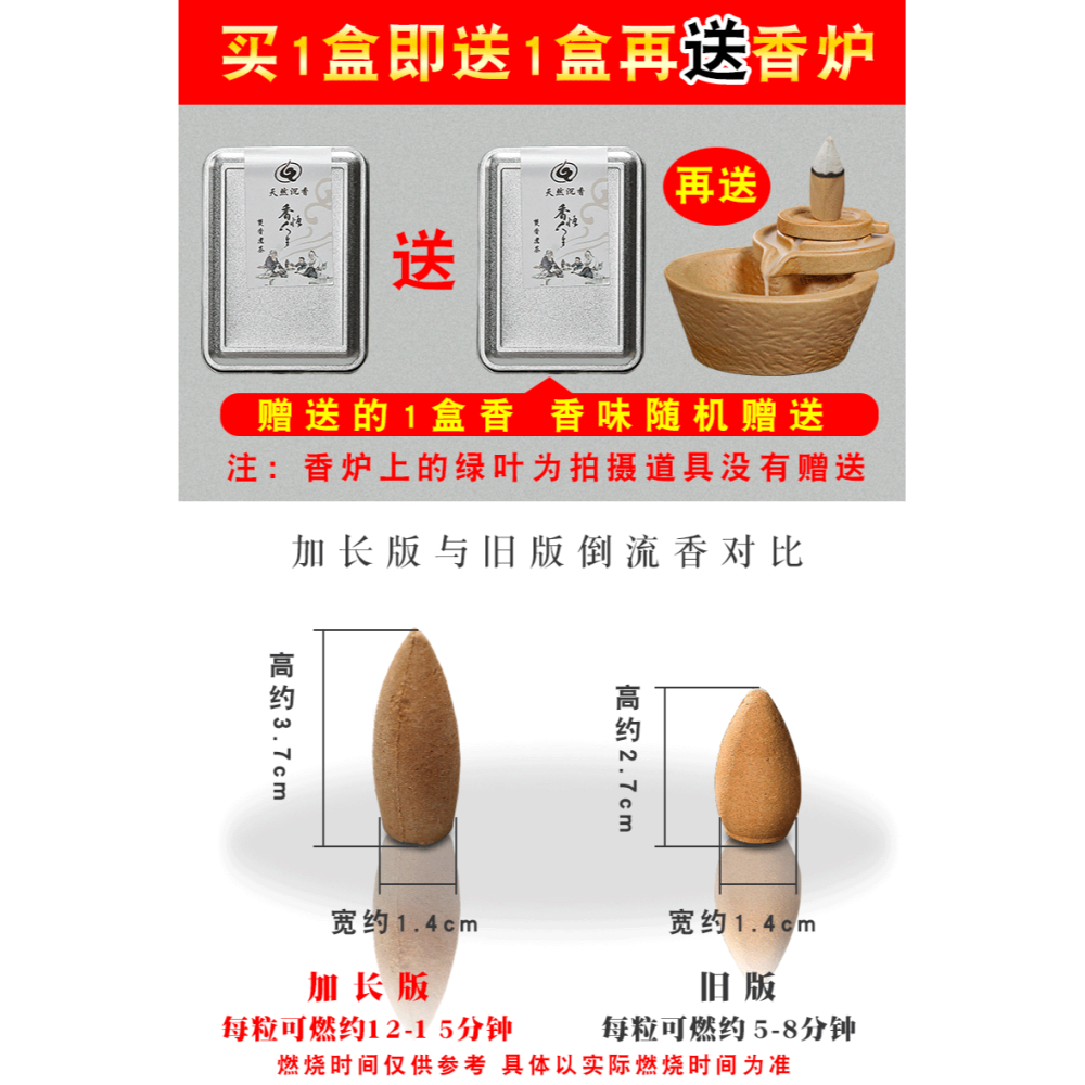 倒流香粒沉香藏香艾草驅蚊薰香檀香家用薰香室內錐香塔香衛生間-細節圖7