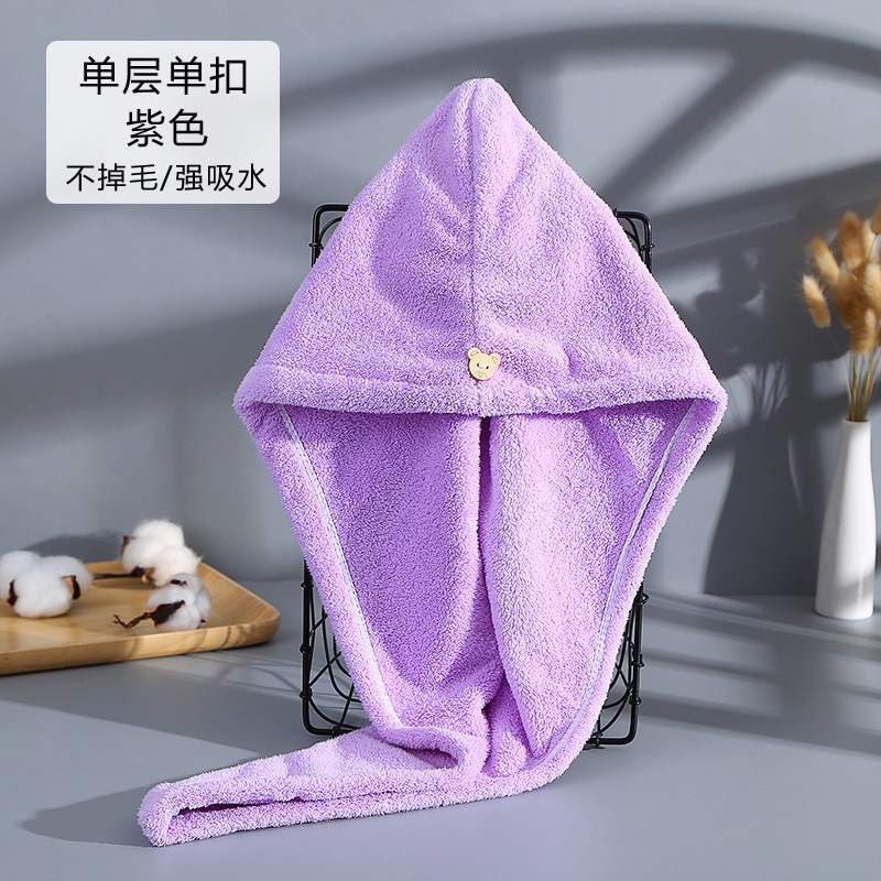雙層加厚幹發帽女超強吸水速幹2022新款浴帽神器擦頭發毛巾包頭巾-細節圖8