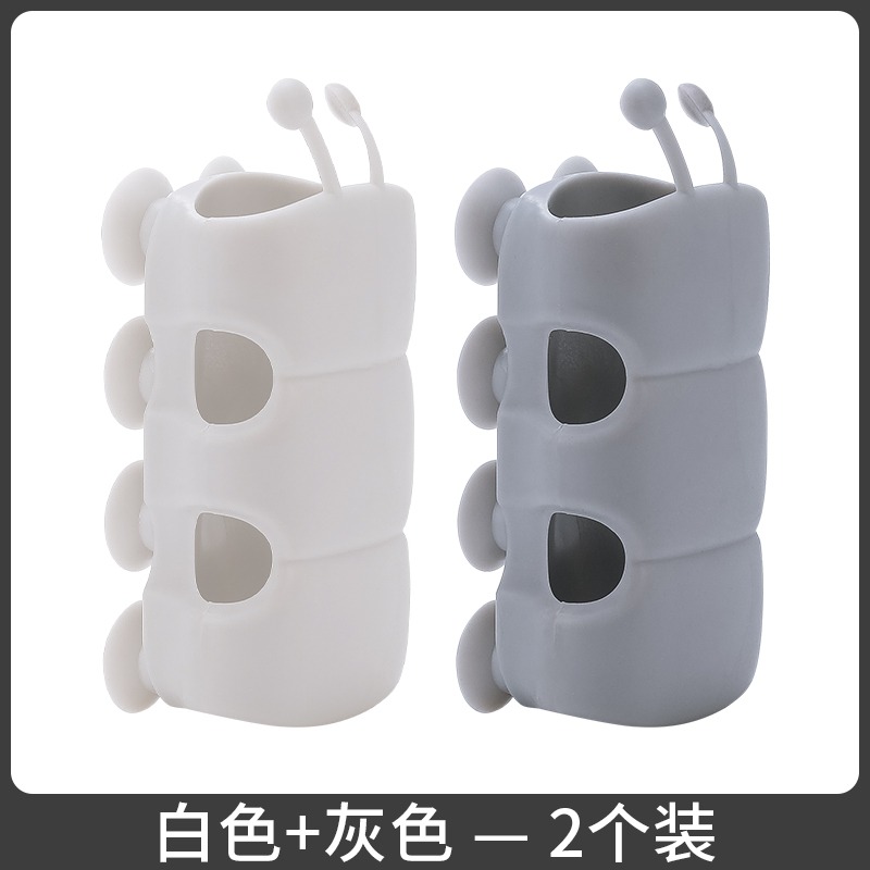 毛毛蟲花灑吸盤掛噴頭底座支架通用免打孔可移動固定座淋浴器配件-細節圖8