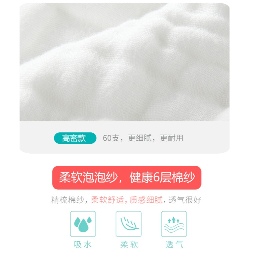新生嬰兒洗臉毛巾純棉正方形紗布手帕口水小方巾幼兒寶寶洗臉洗澡-細節圖9