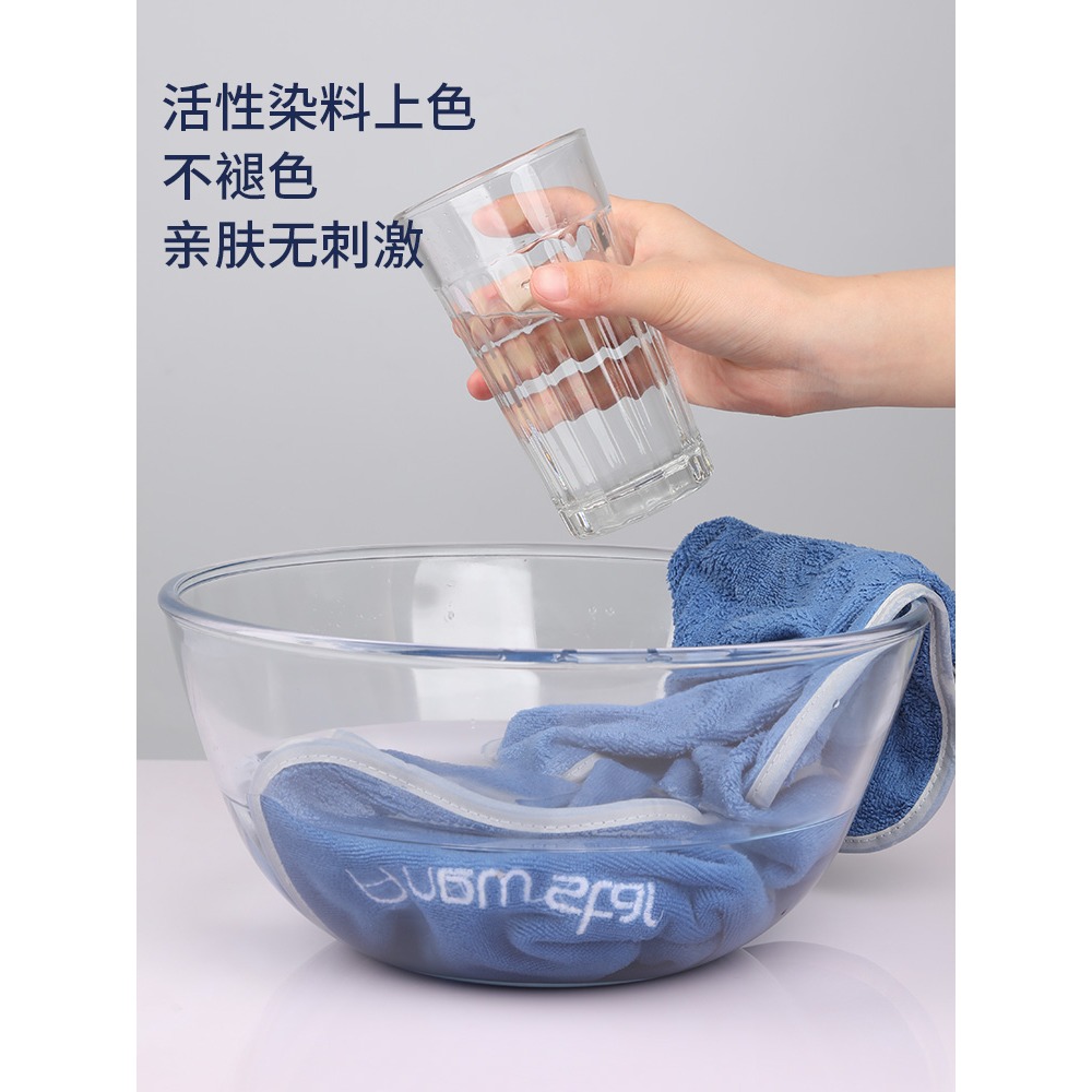 高陽毛巾比純棉全棉吸水不掉毛女速幹浴巾擦頭發男洗臉洗澡巾家用-細節圖4