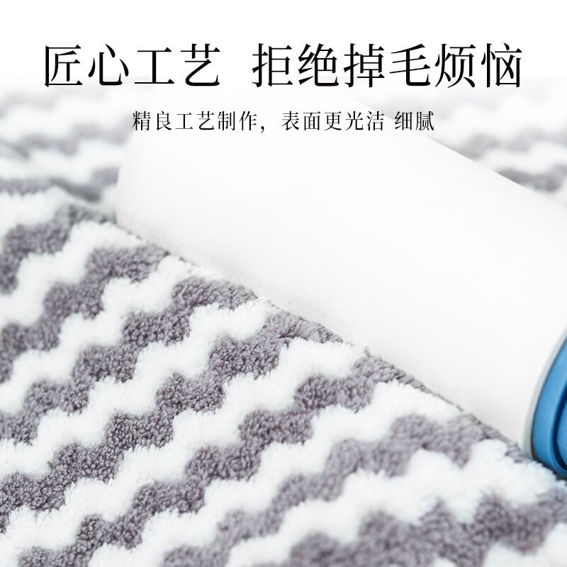 成人毛巾浴巾三件套女ins風比純棉吸水速幹不掉毛家用幹發帽裹巾-細節圖4