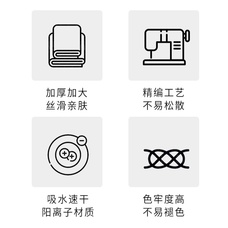 成人毛巾浴巾三件套女ins風比純棉吸水速幹不掉毛家用幹發帽裹巾-細節圖10