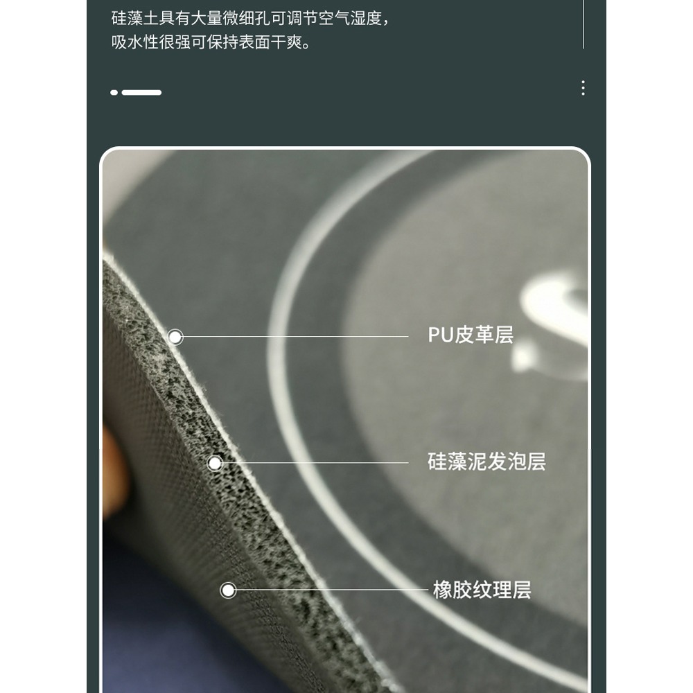 硅藻泥軟墊吸水墊衛生間門口地墊硅藻土防滑浴室腳墊衛浴廁所地毯-細節圖2