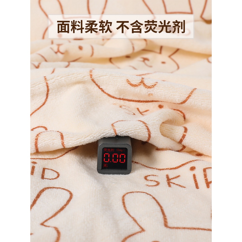 浴巾女家用吸水速幹不掉毛游泳可裹成人兒童比純棉夏天洗澡大毛巾-細節圖3