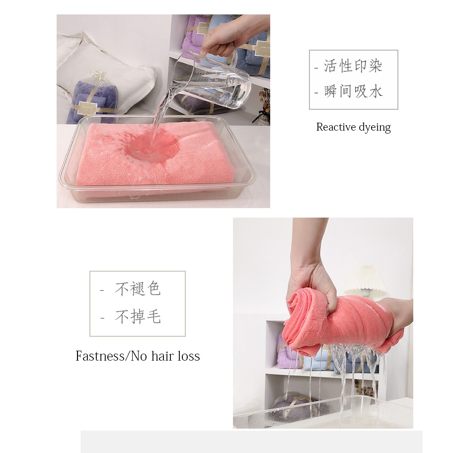 浴巾女夏家用純棉吸水兩件套情侶款一對毛巾浴巾男大號速幹不掉毛-細節圖10