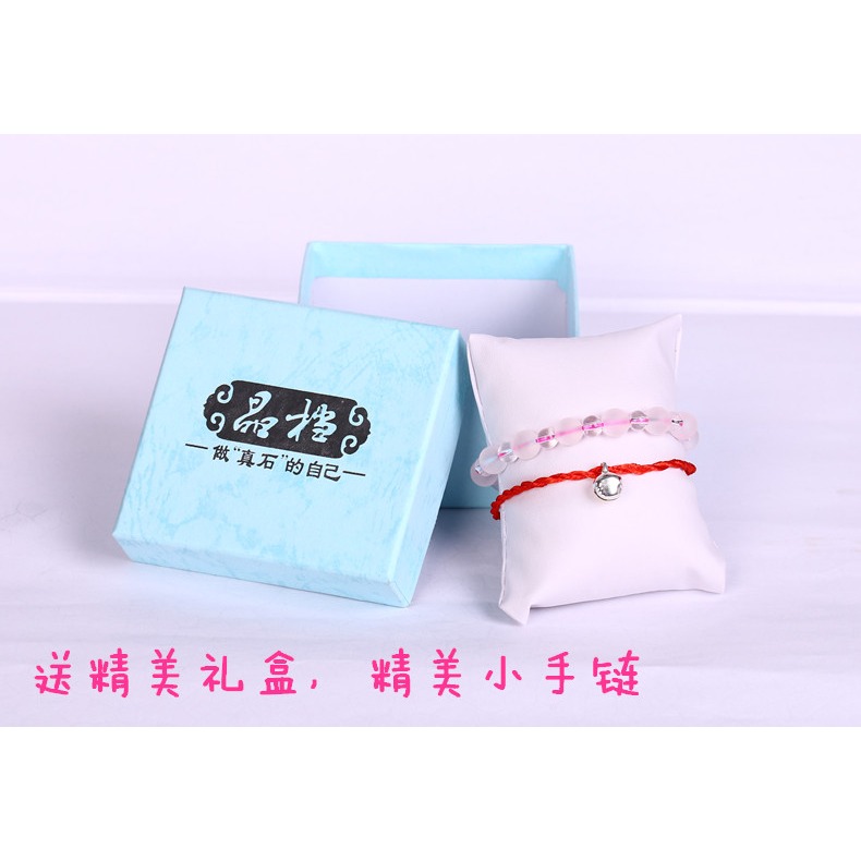 晶檔 浪漫星空藍砂石手鏈 星辰手鏈 男女款 日韓版復古情侶單圈-細節圖8