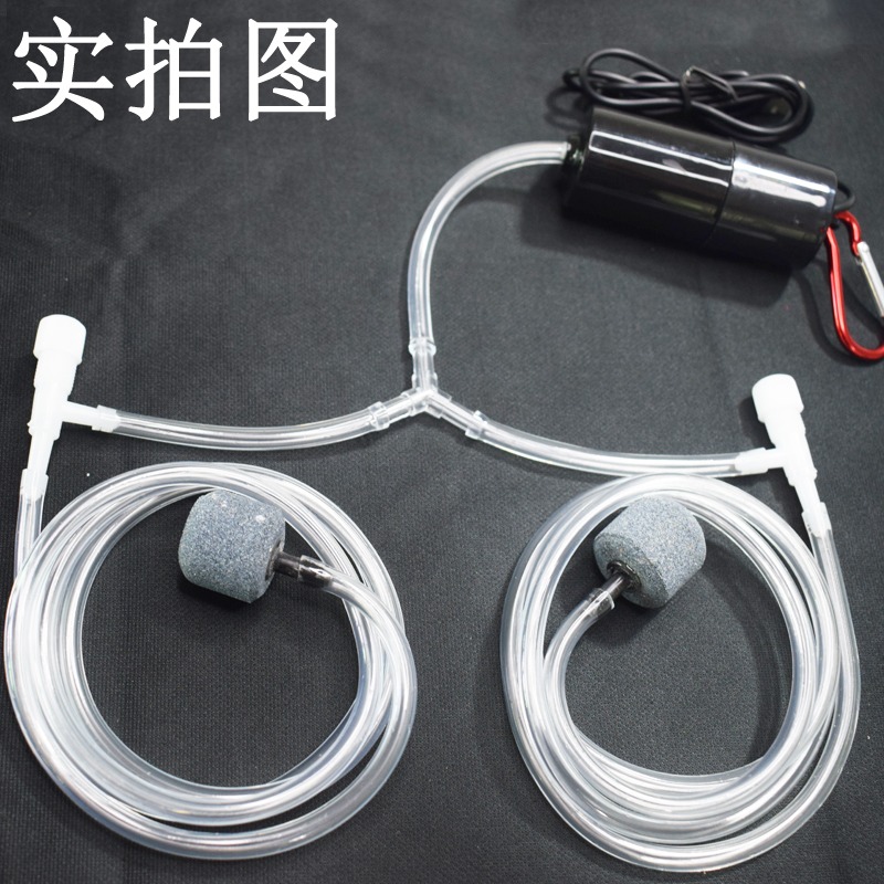 迷你小魚缸氧氣泵小型家用帶氧氣金魚加氧器過濾一體增氧棒充氧機-細節圖9