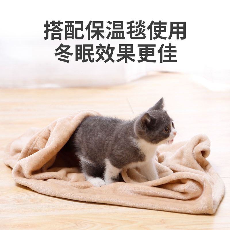 寵物保溫燈加溫發熱保暖箱貓窩加熱墊爬寵寄居蟹貓咪貓取暖器暖燈-細節圖4