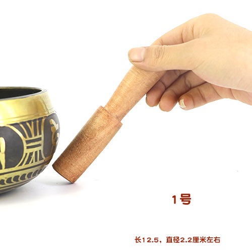 尼泊爾手工瑜伽冥想頌缽配件音缽槌佛音碗棒錘裹皮磨棒靜心缽皮棒-細節圖6