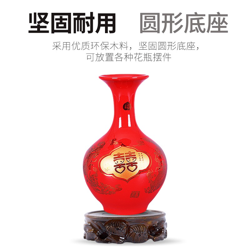 實木底座根雕花瓶奇石樹根圓形花盆託盤魚缸葫蘆木質神像酒壇墊子-細節圖2