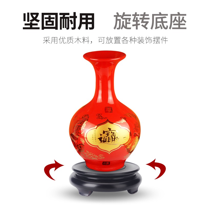 花盆底座亞光轉盤旋轉木盆景魚缸花瓶酒壇花架佛像墊底圓形託盤-細節圖2