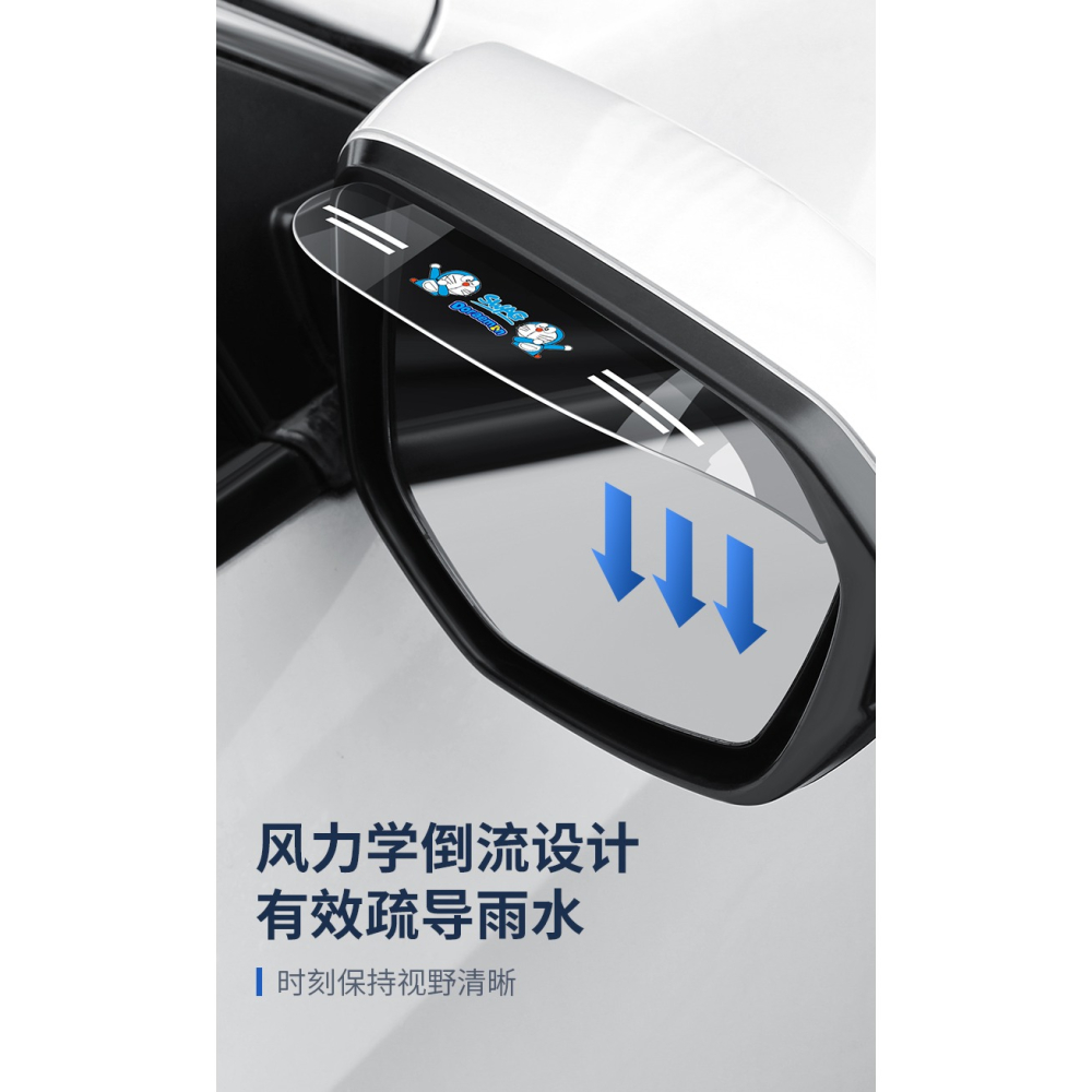 吉普後視鏡雨眉JEEP自由光指南者自由俠大指揮官倒車鏡防雨擋雨板-細節圖9