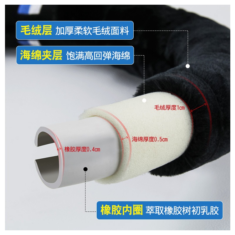 標致毛絨方向盤套301 307 308 408 508 3008 308S 2008冬季車把套-細節圖3