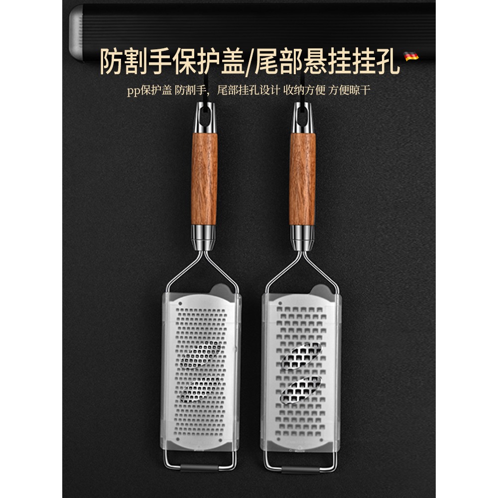304不銹鋼土豆絲神器粗絲家用廚房多功能切菜器切絲器芝士刨絲器-細節圖4