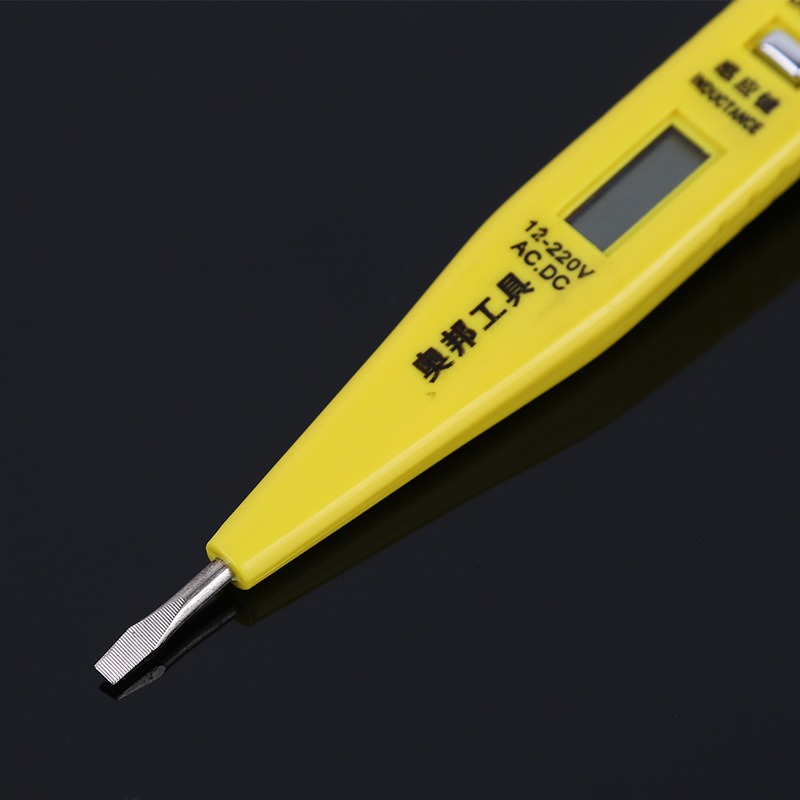 奧邦工具數顯測電筆感應驗電筆多功能接觸式螺絲刀測電筆-細節圖3