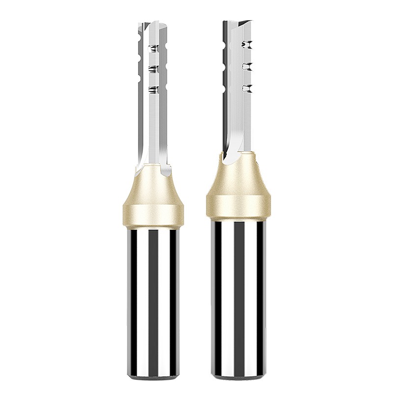 雅登三刃直刀高速斷屑全能開料刀木工刀具修邊機刀頭大全3刃銑刀-細節圖2