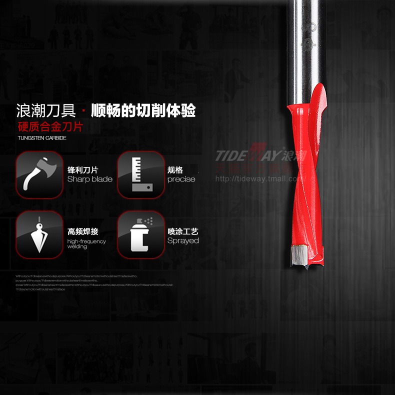 浪潮工業級開孔器木工排鉆鉆頭木頭板側孔木匠打孔神器工具大全-細節圖4