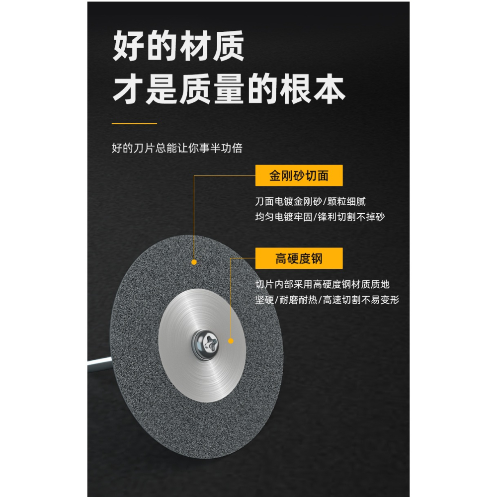 金剛砂切割片電磨小切片小鋸片美縫清縫切片玻璃玉石拋光砂輪磨片-細節圖8