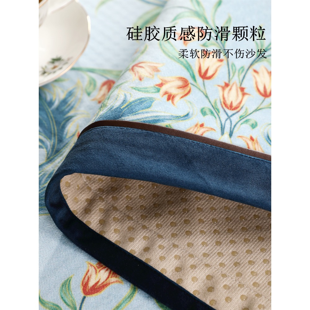 樸居美式沙發墊輕奢風ins沙發套罩冬款沙發坐墊四季通用歐式奢華-細節圖5