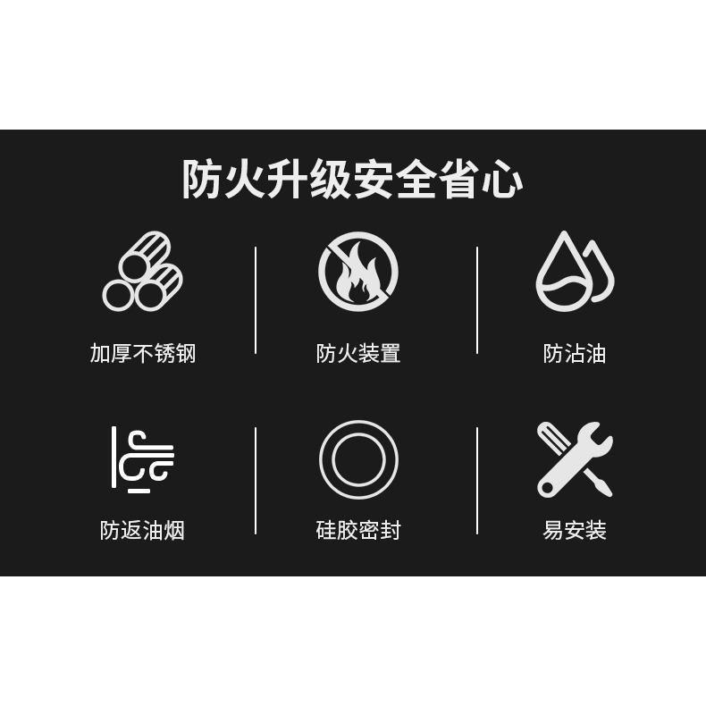 止逆閥廚房煙道專用抽油煙機風管304不銹鋼止回閥防煙寶防火單向-細節圖7