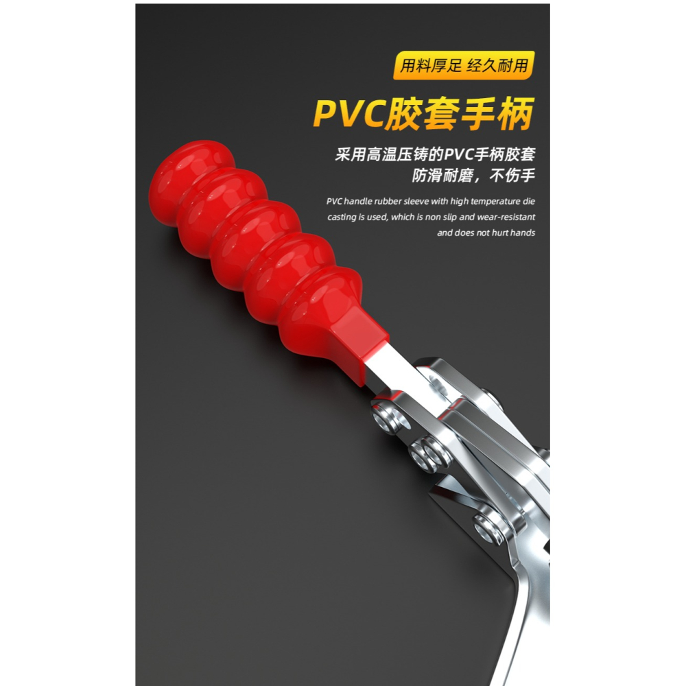 快速夾具水平式鎖緊壓鉗夾子固定器焊接工裝推拉頂壓緊器201C/304-細節圖10