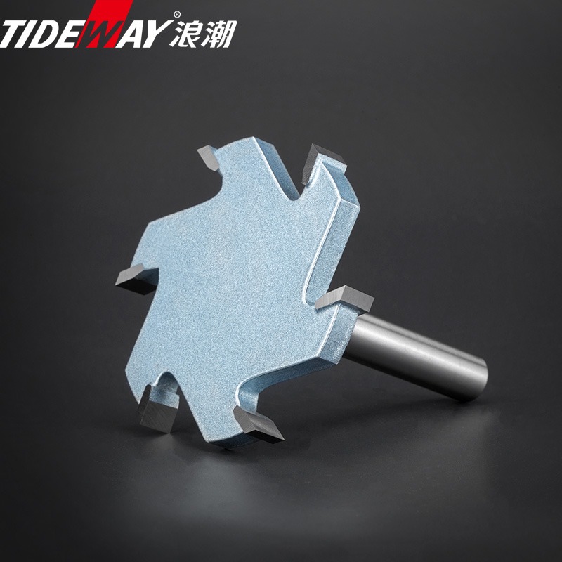 浪潮木T型刀木工修邊機開槽銑刀雕刻機銑槽鑼刀G型拉手拉槽刀具-細節圖2