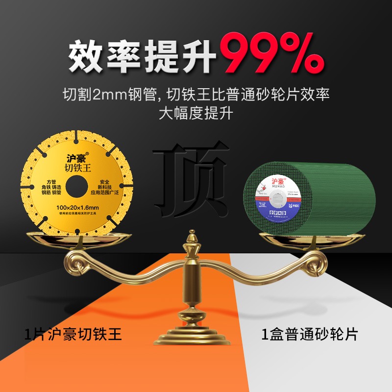 角磨機切鐵王切割片不銹鋼金屬合金切鐵鋸片角鐵金剛石砂輪切割片-細節圖4