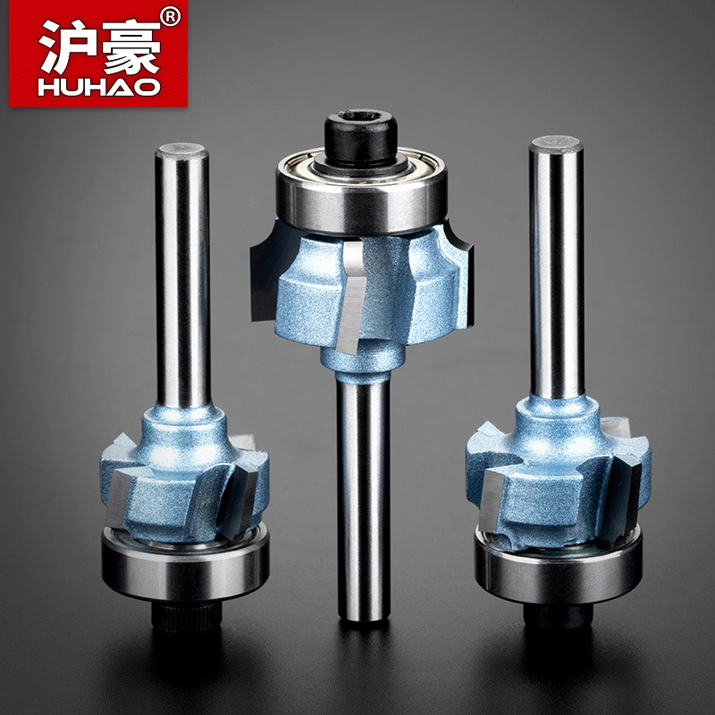 滬豪品牌手提封邊機/封邊條修邊刀 木工修邊機四齒修邊刀合金銑刀-細節圖2