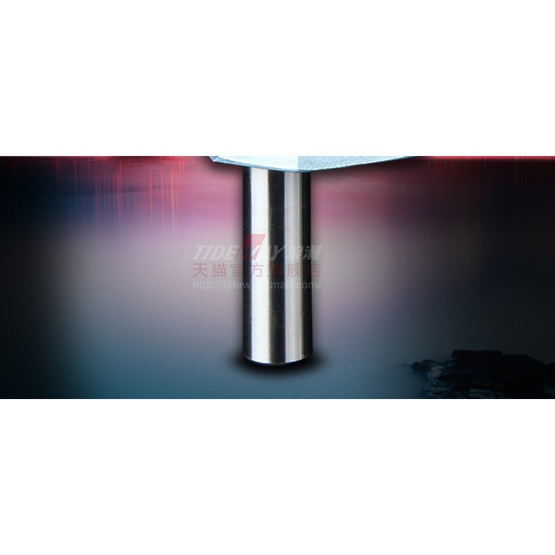 浪潮V型刀木工斜邊尖銑刀 90°度倒角密度板數控刀斜邊刀折邊刀-細節圖7