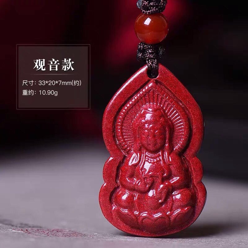 天然高含量紫金硃砂葫蘆吊墜女招財轉運珠福祿掛件學生情侶掛件男-細節圖2