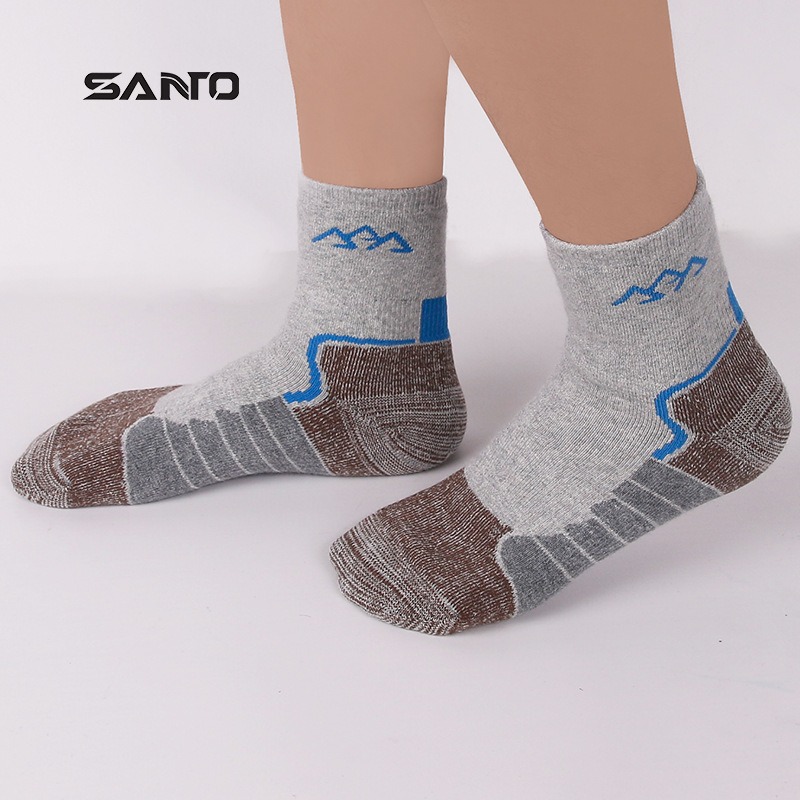 山拓SANTO冬季男襪登山襪戶外運動襪加厚保暖徒步襪子S014-細節圖4