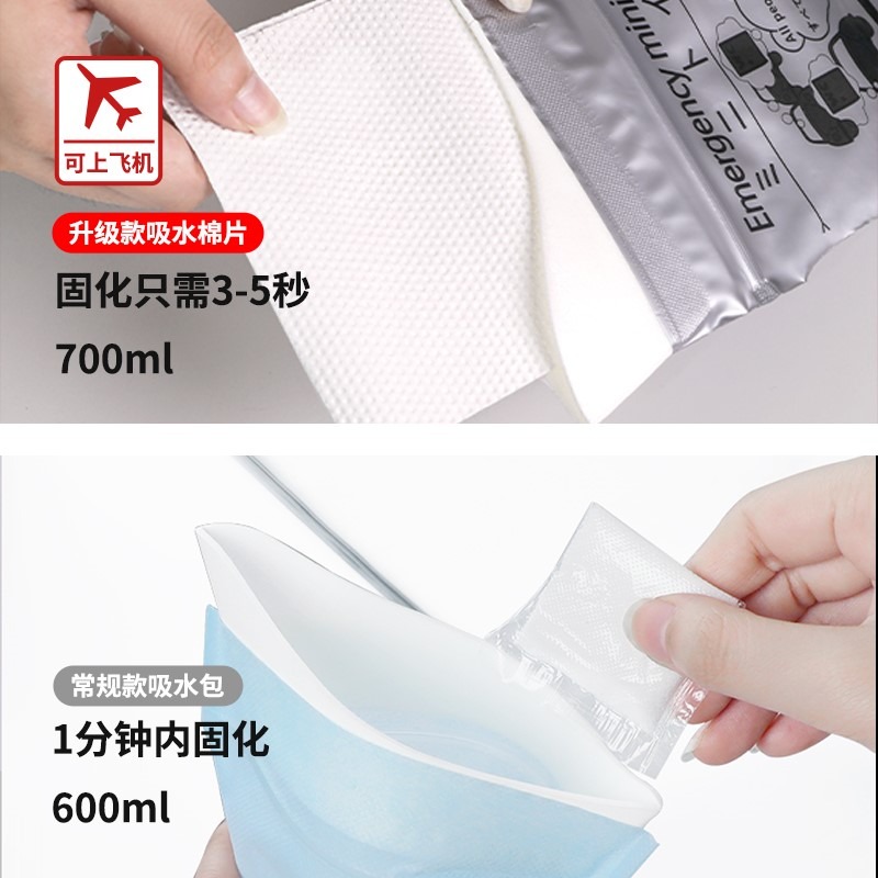 旅行一次性車用品應急尿袋便攜車載方便小便兒童男女拉尿馬桶神器-細節圖2