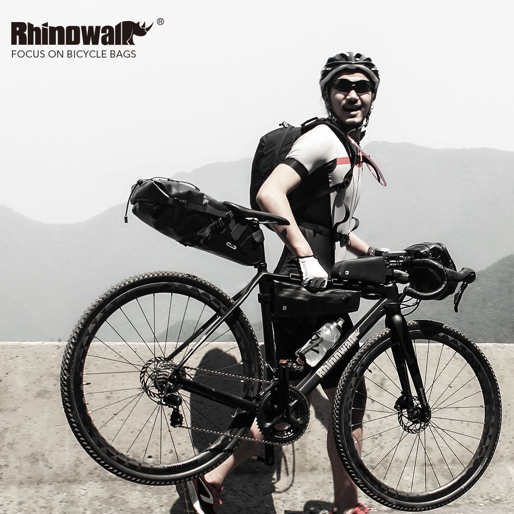Rhinowalk 自行車前梁包上管防水公路山地車前手機馬鞍包騎行裝備-細節圖5