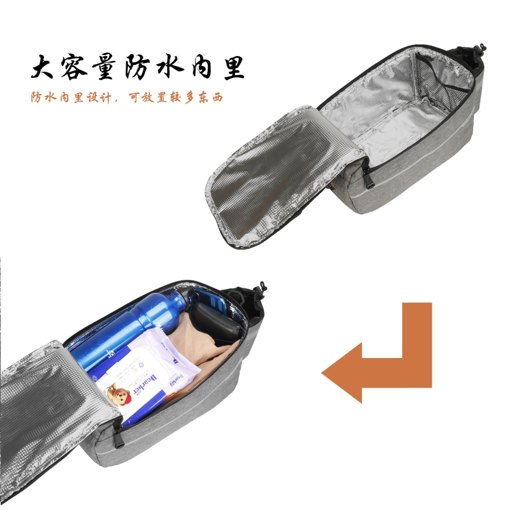 B-SOUL山地自行車後馱包電動折疊貨架包騎行裝備駝包配件後座包-細節圖3