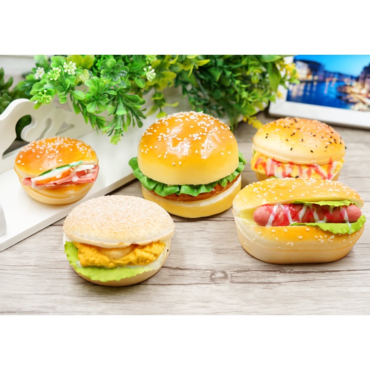 包郵仿真漢堡包食品食物模型仿真炸雞翅雞塊薯條道具擺件玩具攝影-細節圖3