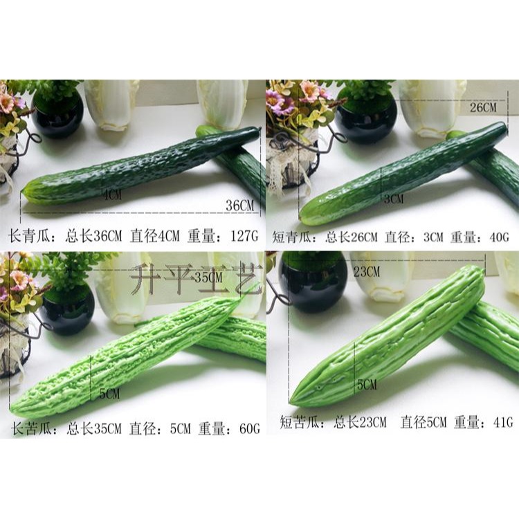 仿真大白菜蔬菜模型玩具假生菜絲黃苦青瓜西蘭花包菜蘑菇裝飾道具-細節圖4