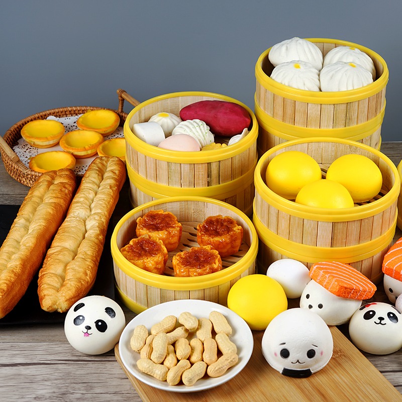 仿真早餐點假油條食物模型道具麪包店鋪裝飾擺件擺設仿真油條道具-細節圖9