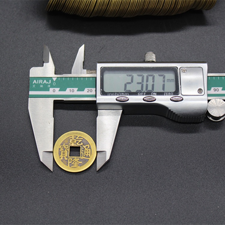 古幣銅錢收藏大清五帝錢之乾隆通寶一串200枚2.3釐米包郵-細節圖4