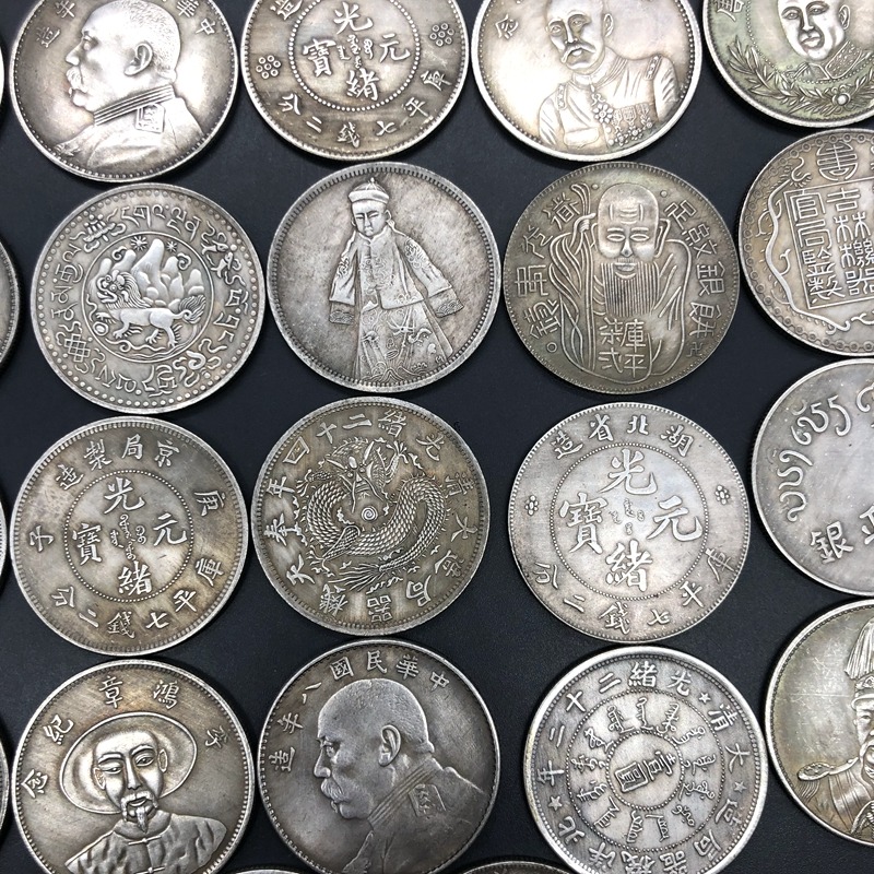 古代袁大頭銀元龍洋銀元批發隨機發40枚不重復銀元40枚大全套包郵-細節圖10