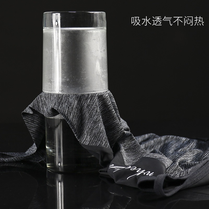 夏季騎行面罩冰絲脖套魔術頭巾自行車掛耳三角巾戶外防曬面巾-細節圖4