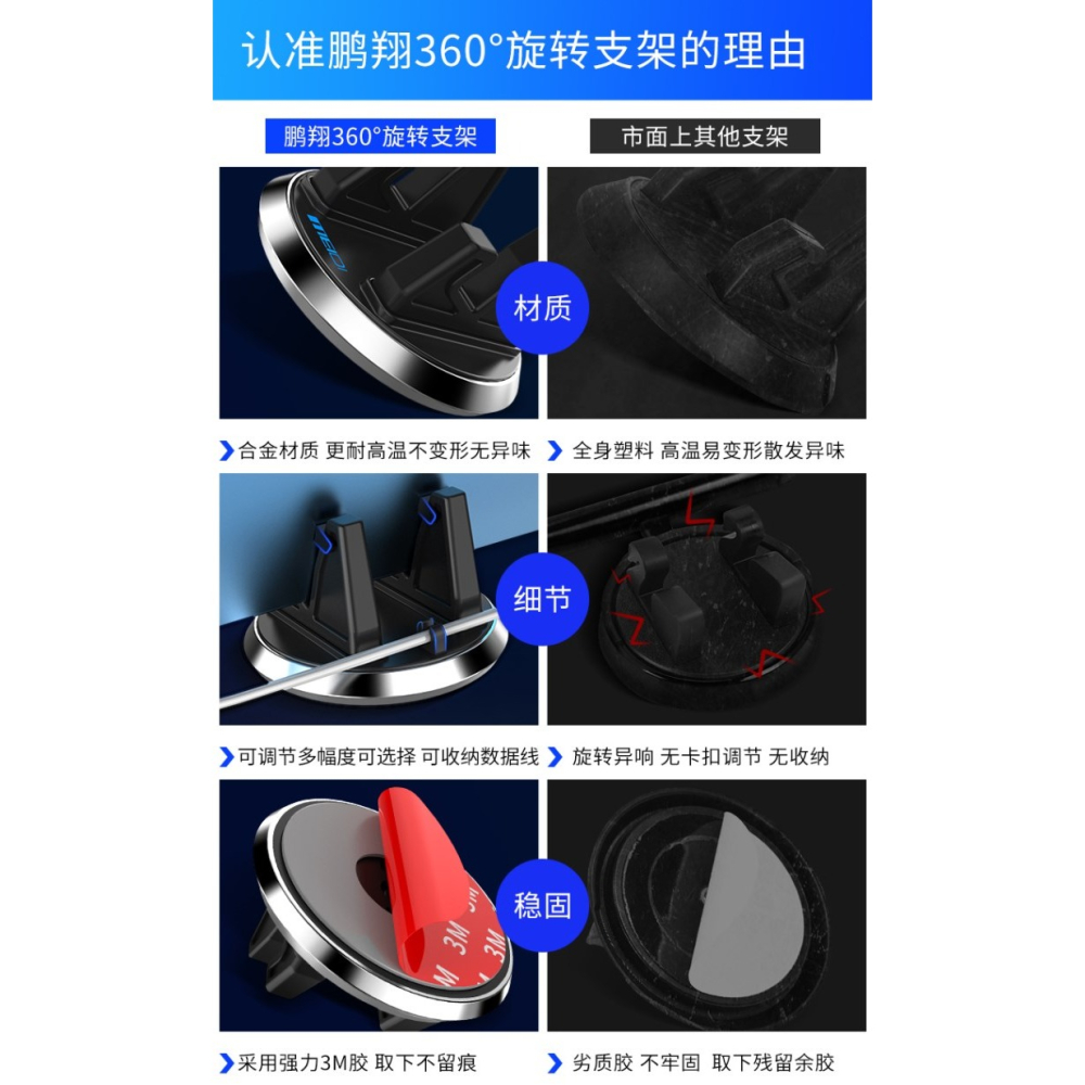 手機車載支架吸盤式汽車用品儀表臺車內車上固定導航2021新款支駕-細節圖7
